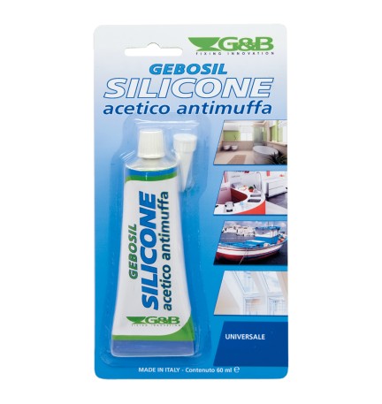 SILICONE ACETICO RAL 9010 bianco ml 60