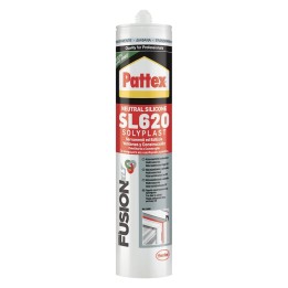 SILICONE NEUTRO PER EDILIZIA E SERRAMENTI 'SOLYPLAST' ml 300 - avorio RAL 1013