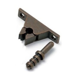 FERMAPORTA A PINZA BRONZATO**