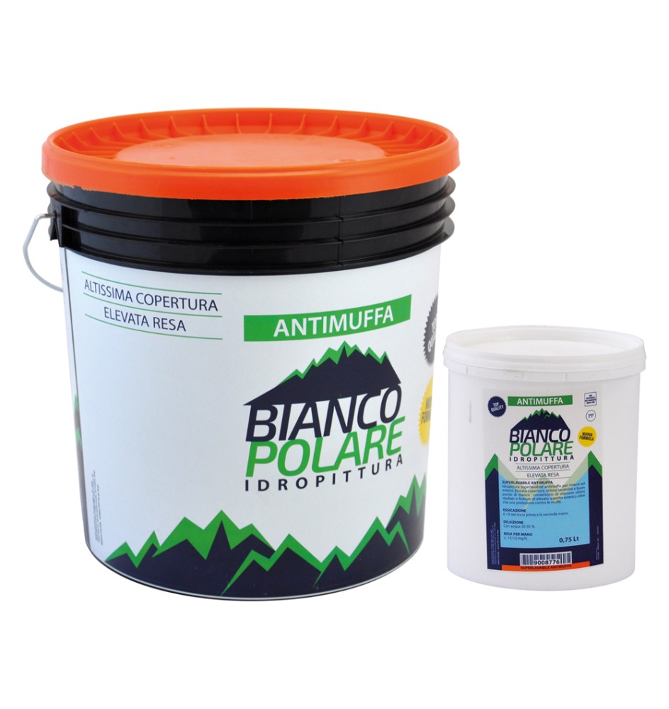 IDROPITTURA SUPERLAVABILE ANTIMUFFA Lt. 0,750