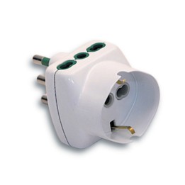 FME 82.240 ADATTATORE 16A 2P+T 2 PRESE BIPAS SCHU