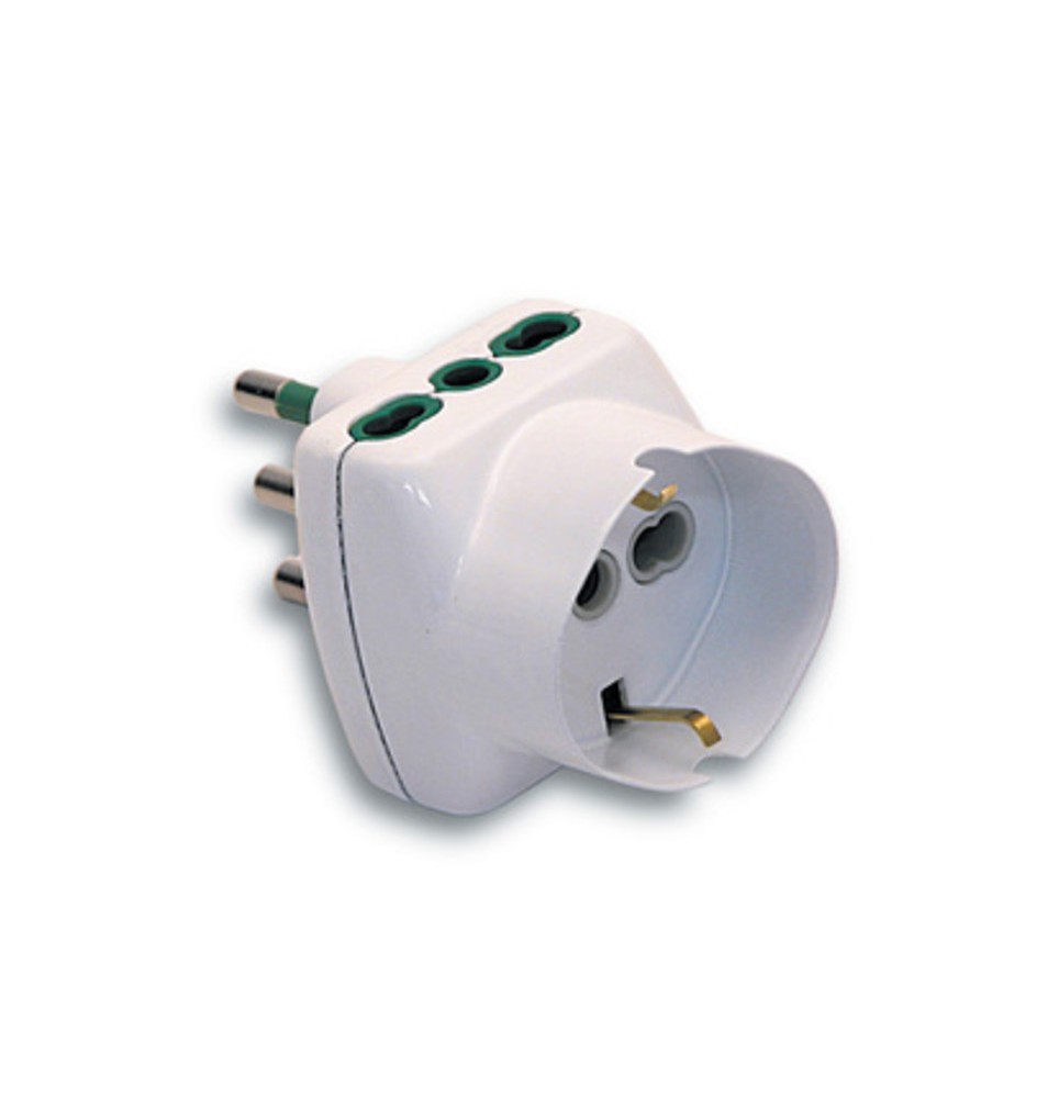 FME 82.240 ADATTATORE 16A 2P+T 2 PRESE BIPAS SCHU