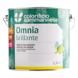 SMALTO ALL'ACQUA 'OMNIA' Lt. 0,750 Nero brillante