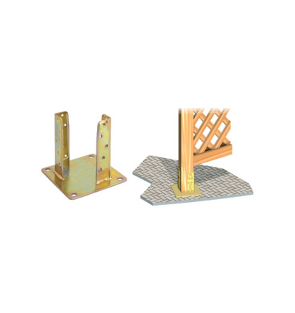 PIASTRA 800 SUPPORTO PILASTRO ACC TROP 202X202MM