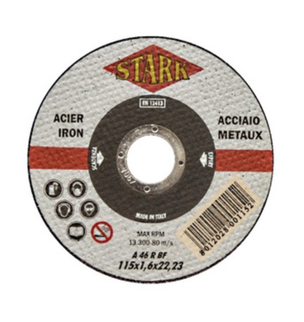 STARK DISCO P/FERRO D 115X1,6 MM