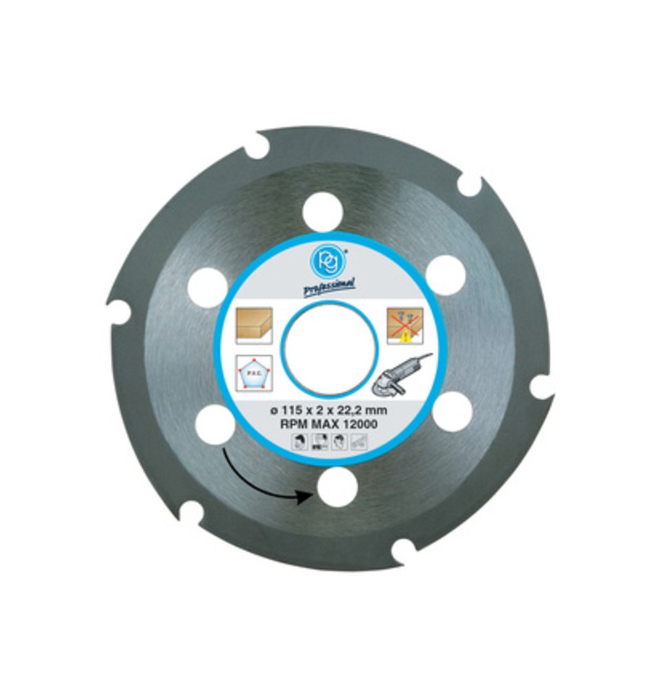 POGGI 419.90 DISCO P/LEGNO D 115X2 MM FORO 22,2