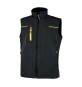 U-POWER GILET SATURN NERO/GIALLO TG. M