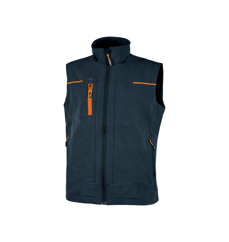 U-POWER GILET SATURN BLUE/ARANCIO TG. L