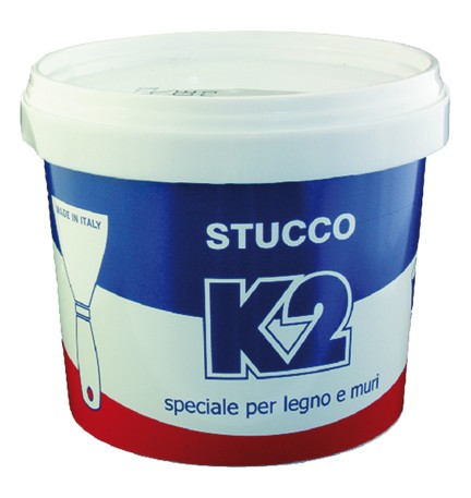 STUCCO IN PASTA COLORATO 'K2' Kg 0,5 Noce chiaro