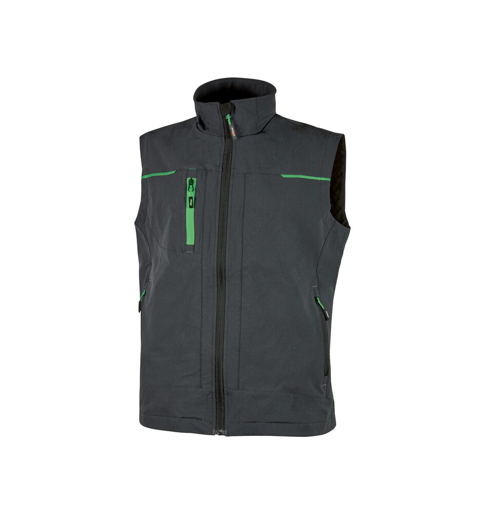 U-POWER GILET SATURN GRIGIO/VERDE TG. M