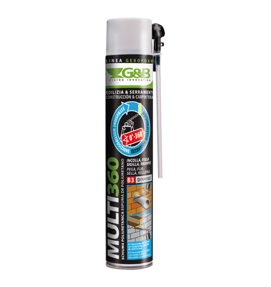 SCHIUMA POLIURETANICA 'GEBOFOAM MULTI 360' ml 825