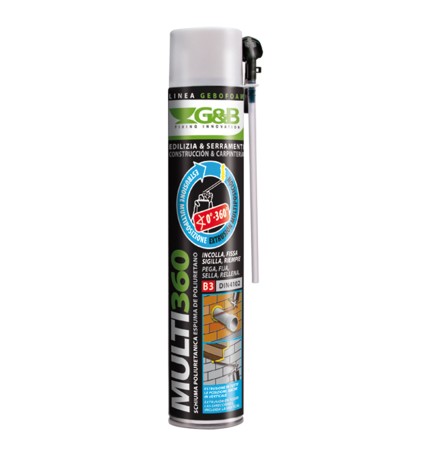 SCHIUMA POLIURETANICA 'GEBOFOAM MULTI 360' ml 825