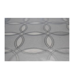 TOVAGLIATO CRISTAL TRIDIMENSIONALE DIS. 07 H 140 CM
