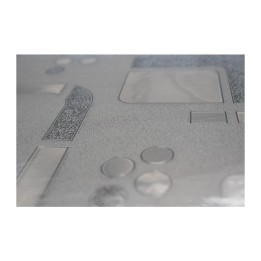 TOVAGLIATO CRISTAL TRIDIMENSIONALE DIS. 08 H 140 CM
