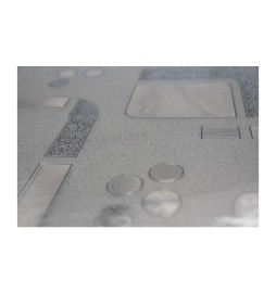 TOVAGLIATO CRISTAL TRIDIMENSIONALE DIS. 08 H 140 CM