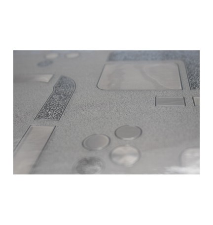 TOVAGLIATO CRISTAL TRIDIMENSIONALE DIS. 08 H 140 CM