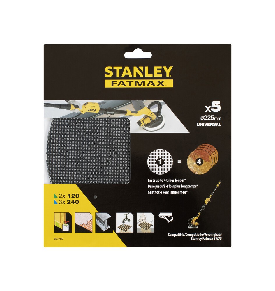 FATMAX SET 5 DISCHI 225 MM P/LEVIGATRICE SFMEE500S