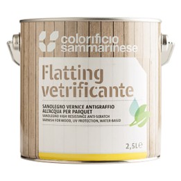 FLATTING ALL'ACQUA 'SANOLEGNO' Lt. 0,750 - trasparente lucida