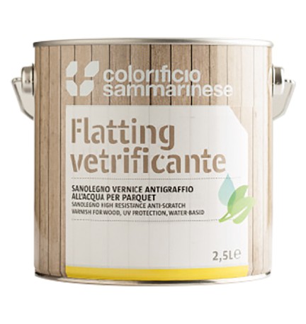 FLATTING ALL'ACQUA 'SANOLEGNO' Lt. 0,750 - trasparente satinata