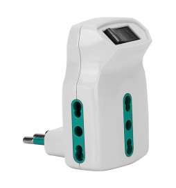 FME 87.315 ADATTATORE 10A 3P BIP C/INTER SICUR SPINA