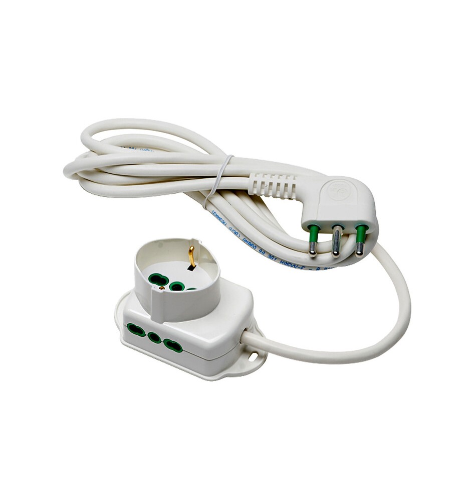 FME 42.107 MULTIPRESA 2P BIP+1BIP/SCHUKO TRIAX 3 M