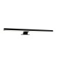 APPLIQUE DA BAGNO LED 60 CM NERO LAMPO