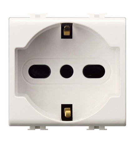 EASY SE8040 PRESA SCHUKO BIPASSO 2P+T