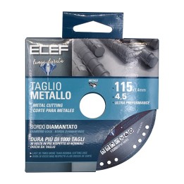 DISCO DIAMANTATO P/TAGLIO METALLO D 115 MM