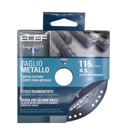 DISCO DIAMANTATO P/TAGLIO METALLO D 115 MM