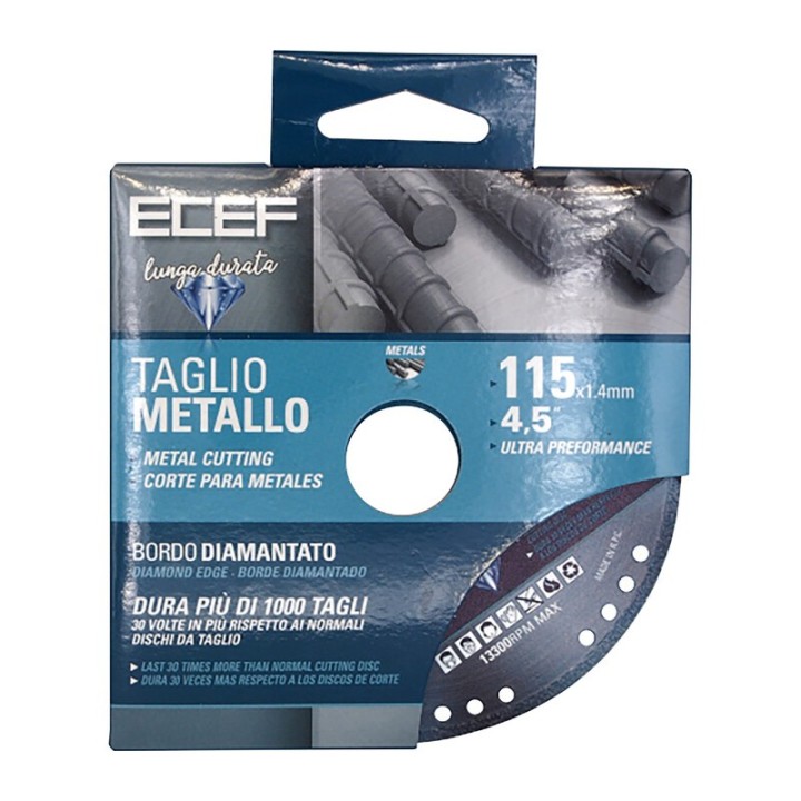 DISCO DIAMANTATO P/TAGLIO METALLO D 115 MM