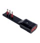 ROSI 7710N ADATTATORE 90 ULTRAPIATTO PRESA 10A 2P+T NRO