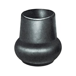 BL SOTTOPIEDE P/TUBO A PERA 40 MM NERO 4 PZ