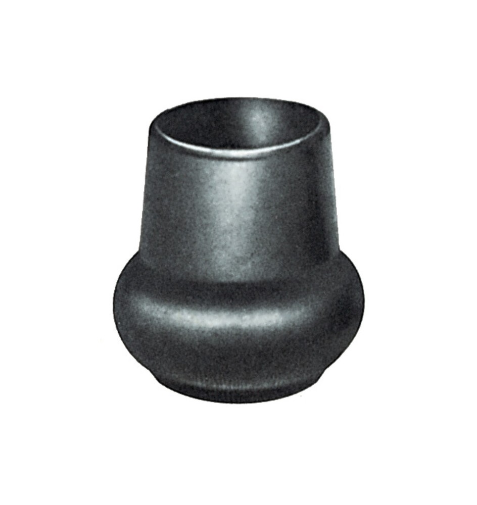 BL SOTTOPIEDE P/TUBO A PERA 40 MM NERO 4 PZ