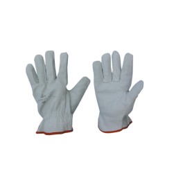 PL GUANTI BOVINO TUTTO FIORE BIANCO TG.11