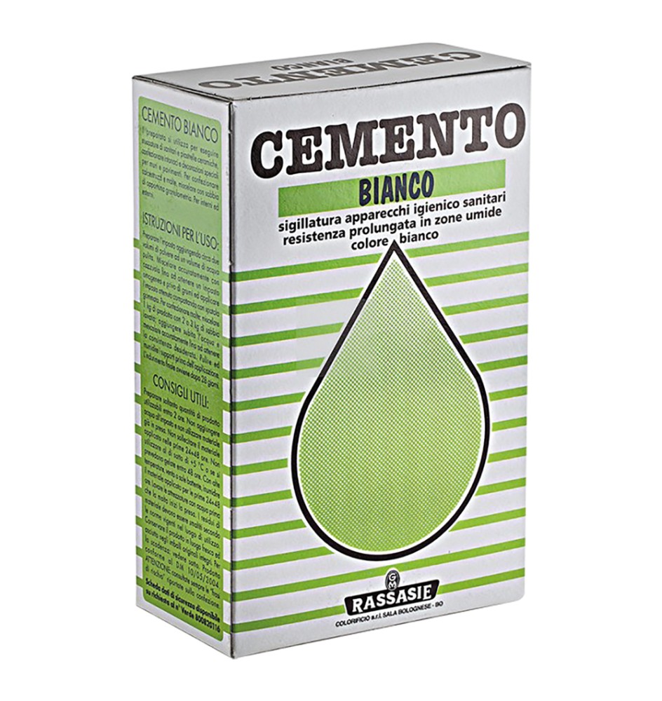 CEMENTO BIANCO IN POLVERE Kg. 1 - scatola