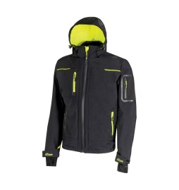 U-POWER GIACCONE SPACE NERO-GIALLO TG. XXL
