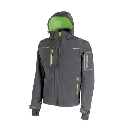 U-POWER GIACCONE SPACE GRIGIO-VERDE TG. M