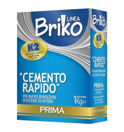 CEMENTO RAPIDO IN POLVERE 'BRIKO K2' Kg. 1 - scatola