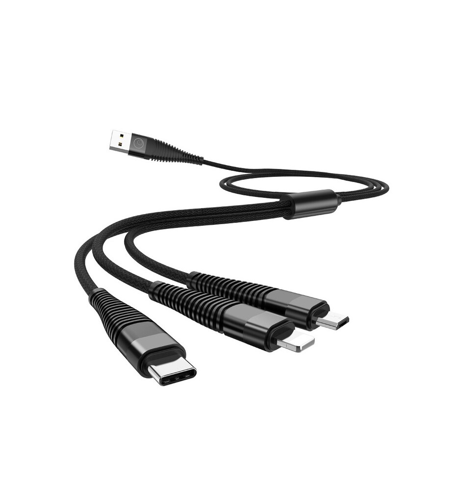 CAVO DI RICARICA E TRASFERIMENTO DATI 3 IN 1