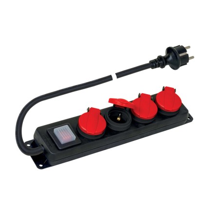 POLYPOOL PP2508 MULTIPR 4 PRESE SCHUKO IP44