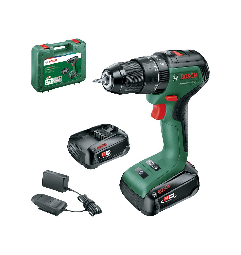 BOSCH-V TRAPANO C/PERC UNIVERSALIMPACT 18V-60 BRUSHLESS
