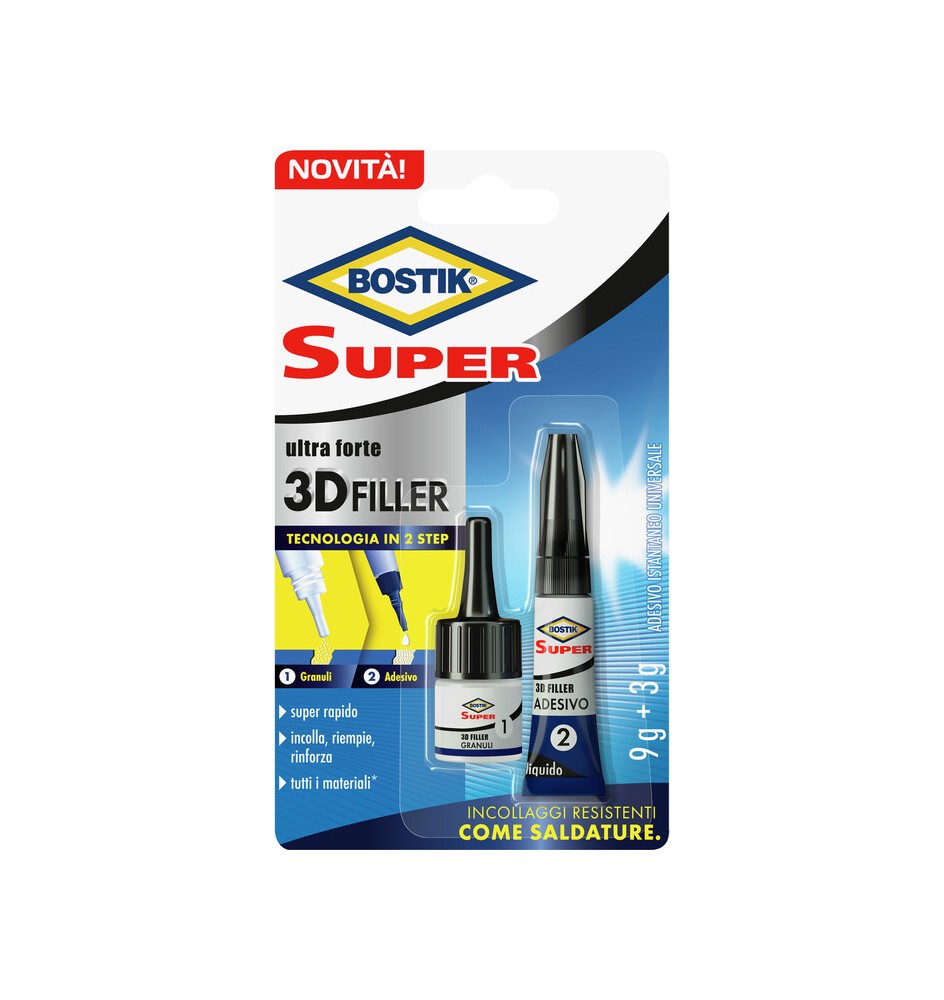 BOSTIK ADESIVO SUPER 3D FILLER BLISTER