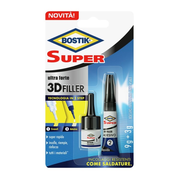 BOSTIK ADESIVO SUPER 3D FILLER BLISTER