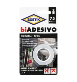 BOSTIK NASTRO BIADESIVO RIMOVIBILE 19MMX1,5M BL