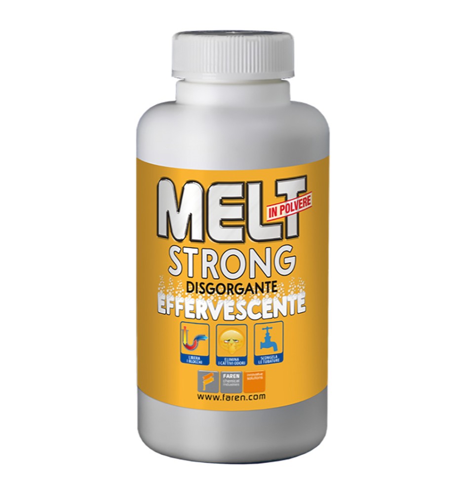 DISGORGANTE EFFERVESCENTE IN POLVERE 'MELT STRONG' gr 600