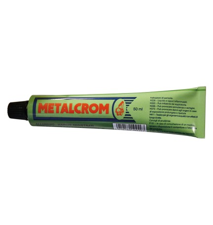 LUCIDANTE IN PASTA PER METALLI 'METALCROM' finitura alluminio