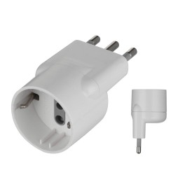 ADATTATORE SCHUKO 16A DISASSATO SALVASP BCO FIG.16