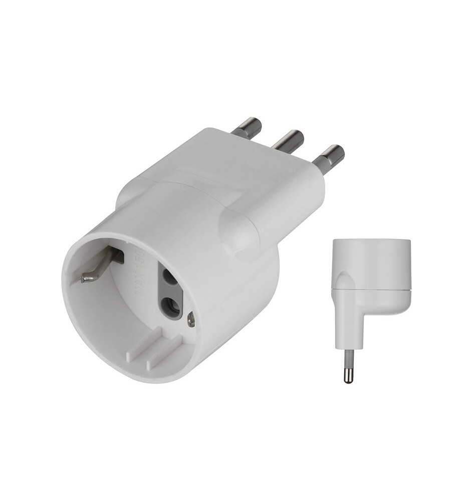 ADATTATORE SCHUKO 16A DISASSATO SALVASP BCO FIG.16