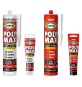 ADESIVO SIGILLANTE UNIVERSALE 'POLY MAX' HTE gr. 115 - cristal (clip strip)
