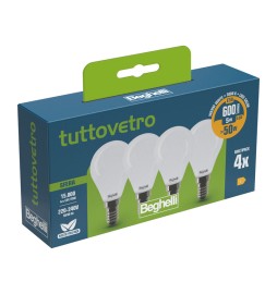 BEGHELLI LED SFERA E14 5W 58056 CALDA 3000K SET 4